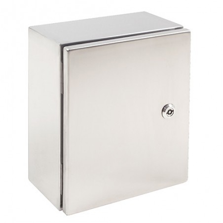 Armoire électrique INOX 316L étanche IP66 - 400x400x200 - plaque fournie - Argenta IDE
