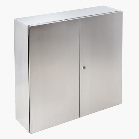 Armoire électrique INOX 316L étanche IP55 - 1200x1000x300 - 2 portes - plaque fournie - Argenta IDE