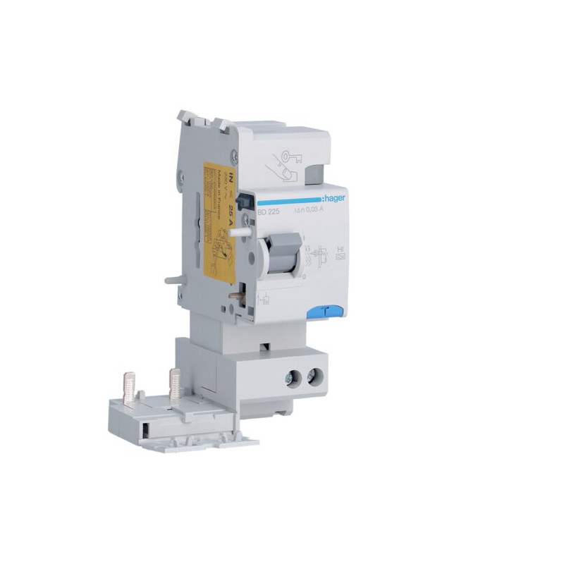 BD225 Hager Bloc différentiel 2P 25A 30mA type haute immunité