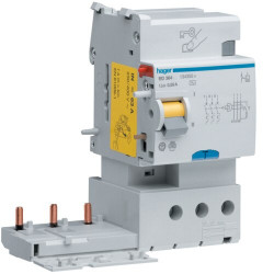 BD364 Hager Bloc différentiel 3P 63A 30mA type AC