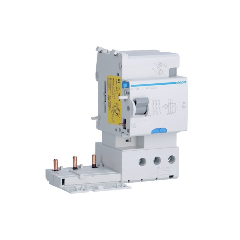 BF341 Hager Bloc différentiel 3P 40A 300mA type AC