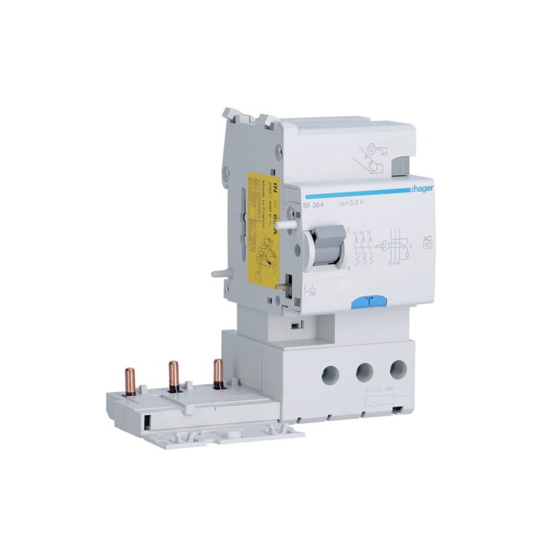 BF364 Hager Bloc différentiel 3P 63A 300mA type AC