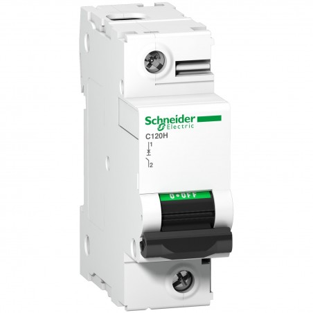 A9N18446 Schneider C120H disjoncteur 1P Schneider 80 A - 1P - courbe C - 15kA - À vis