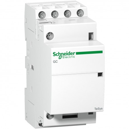 GC2504M5 Schneider - Contacteur tétrapolaire - 4NF - 25A - Bobine 220 à 240Vca - Vis