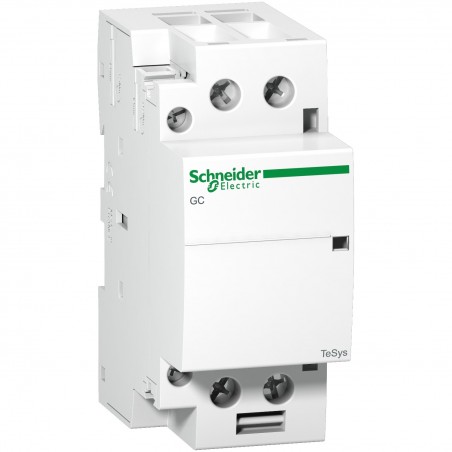 GC6320M5 Schneider - Contacteur bipolaire - 2NO - 63A - Bobine 220 à 240Vca - Vis