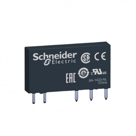 RSL1GB4BD Schneider - Relais PCB embrochable - 1OF (inverseur) - 6A bas niveau - 24VDC - Zelio RSB