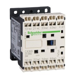 CA3KN223BD Schneider - Contacteur tétrapolaire - 2NO+2NF - 10A - Bobine 24Vcc - Auto - CA3KN