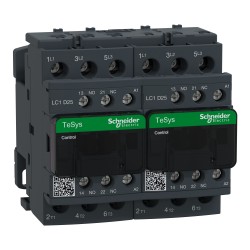 LC2D25F7 Schneider - Contacteur inverseur tripolaire - 3NO - 25A - Bobine 110Vca - Vis