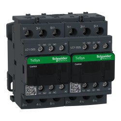 LC2D25P7 Schneider - Contacteur inverseur tripolaire - 3NO - 25A - Bobine 230Vca - Vis