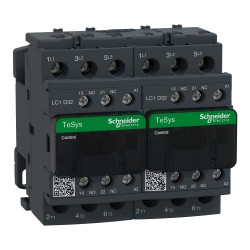 LC2D32B7 Schneider - Contacteur inverseur tripolaire - 3NO - 32A - Bobine 24Vca - Vis