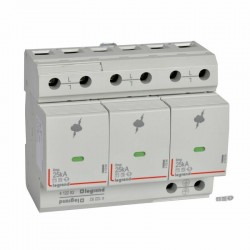 412282 Legrand - Parafoudre triphasé + neutre de type 1  - 50kA - report de signalisation