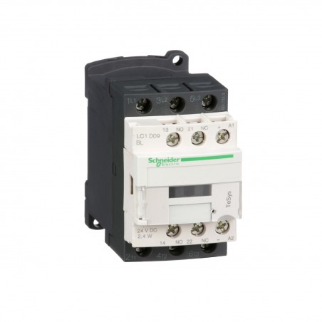 LC1D09BL Schneider - Contacteur tripolaire - 3NO - 9A - Bobine 24Vcc - Vis