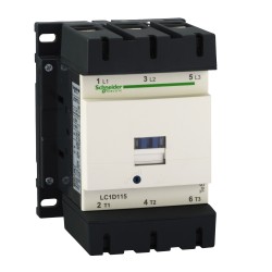 LC1D115E7 Schneider - Contacteur tripolaire - 3NO - 115A - Bobine 48Vca - Vis