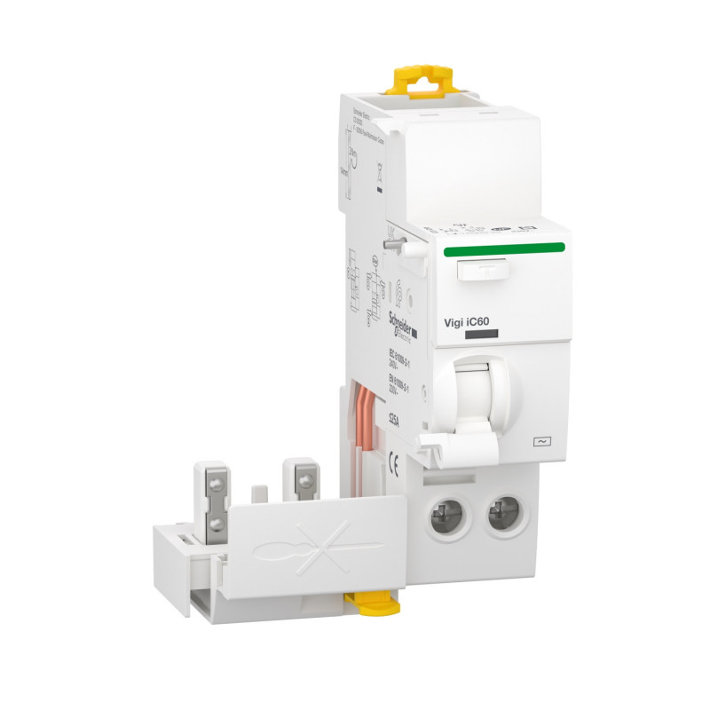 A9Q11225 - Bloc différentiel 30mA - 25A - 2P - Type AC - Schneider Vigi iC60
