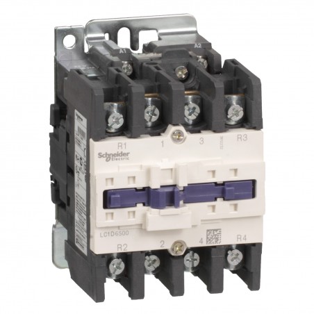 LC1D65008F7 Schneider - Contacteur tétrapolaire - 2NO+2NF - 80A - Bobine 110Vca - Vis