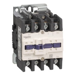 LC1D80008E7 Schneider - Contacteur tétrapolaire - 2NO+2NF - 125A - Bobine 48Vca - Vis