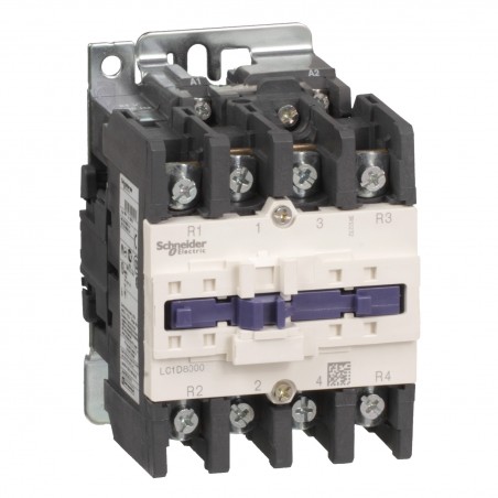 LC1D80008P7 Schneider - Contacteur tétrapolaire - 2NO+2NF - 125A - Bobine 230Vca - Vis
