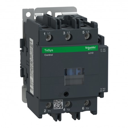 LC1D80B7 Schneider - Contacteur tripolaire - 3NO - 80A - Bobine 24Vca - Vis