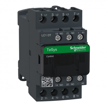 LC1DT20M7 Schneider - Contacteur tétrapolaire - 4NO - 20A - Bobine 220Vca - Vis