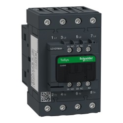 LC1DT80AM7 Schneider - Contacteur tétrapolaire - 4NO - 80A - Bobine 220Vca - Everlink
