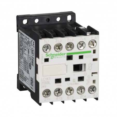 LC1K0986BLS207 Schneider - Mini contacteur tétrapolaire - 2NO+2NF - 20A - Bobine 24Vcc - Cosse