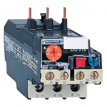 LRD1508 Schneider - Relais thermique moteur 2,5 à 4A - TeSys LRD - pour contacteur LC1D50A à LC1D65A