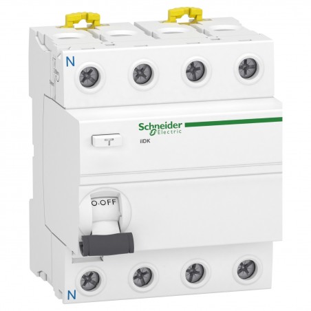 A9R55425  - Interrupteur différentiel tétrapolaire 30mA - 25A - Type AC - Schneider Acti9 iIDK