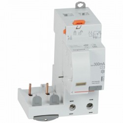 410413 Legrand  Bloc différentiel à vis DX³ - 2P 230V- 40A - type AC 300mA