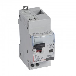 410712 Legrand  Disjoncteur différentiel 10A type AC 30mA - DX³4500 1P+N