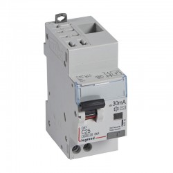 410715 Legrand  Disjoncteur différentiel 25A type AC 30mA - DX³4500 1P+N