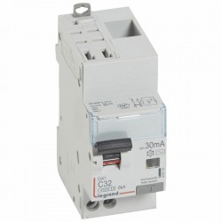 410716 Legrand  Disjoncteur différentiel 32A type AC 30mA - DX³4500 1P+N