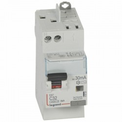 410720 Legrand  Disjoncteur différentiel 32A type AC 30mA - DX³4500 1P+N