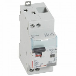 410729 Legrand  Disjoncteur différentiel 40A type AC 300mA - courbe C - DX³4500 1P+N