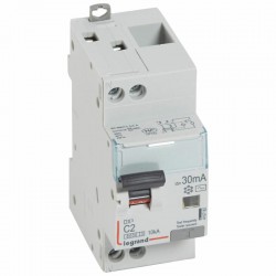 410782 Legrand  Disjoncteur différentiel  2A 30mA type AC 1P+N DX³6000 10kA