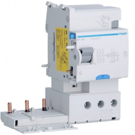 BF341 Hager Bloc différentiel 3P 40A 300mA type AC