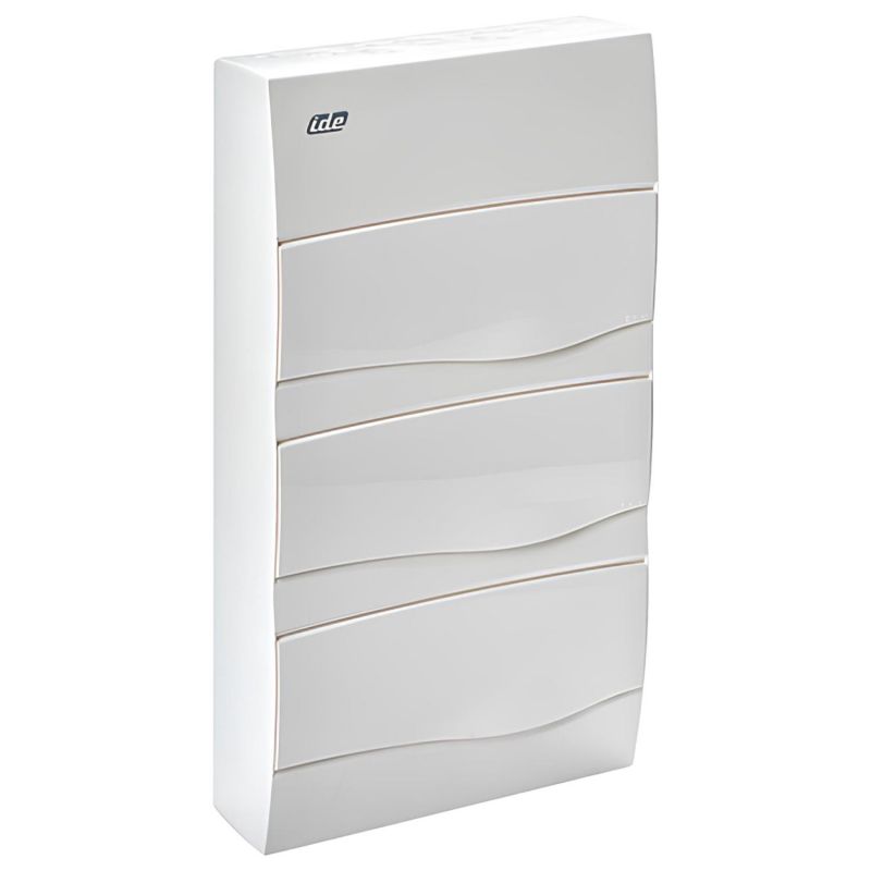 BV36PO IDE - Tableau de distribution résidentiel - 3 rangées de 12 modules - 497x264x99mm - avec rail DIN