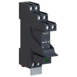 RSB2A080BDPV Schneider - Relais PCB embrochable avec embase - 2OF (inverseur) - 8A - 24VDC - Zelio RSB