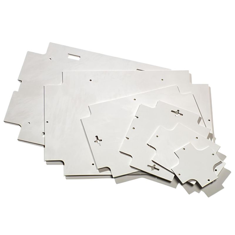 92128 IDE Plaque de montage HAUTE polyester pour boitier étanche IDE EL-EV-GSL-GSV322 - LIGH