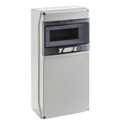 CSN9PT - Coffret pour prise de courant Étanche IP65 - 1 rangée de 9 modules - IDE STAR