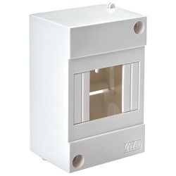 BT4 IDE - Mini coffret électrique 4 modules - 130x85x64mm - avec rail DIN