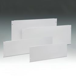 TCM150F IDE Plastron plein fixe métal 150mm - compatible coffret Atlantic IDE et Atlantic Plus