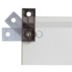Pattes de fixation murale pour coffret polyester IDE IP66