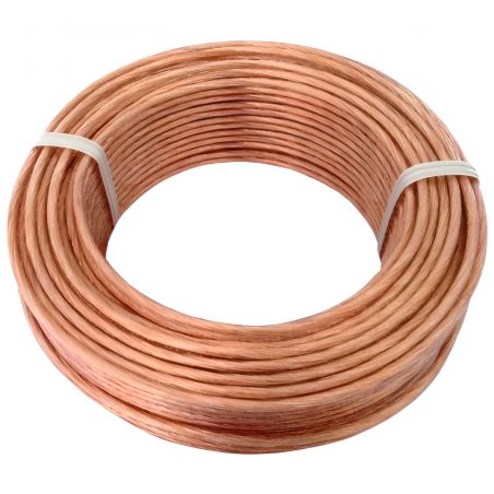 Cablette de terre cuivre nu 16mm² - Couronne 50m / Coupe au mètre