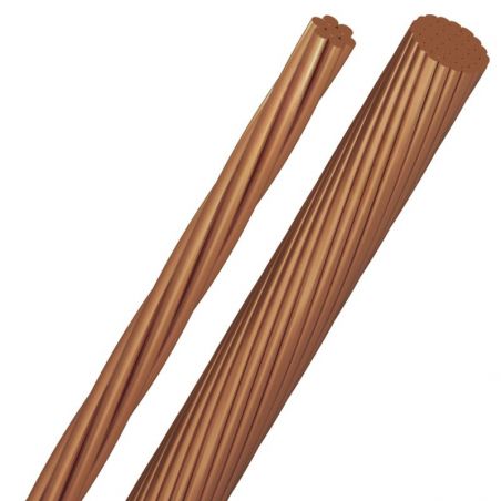 Cablette de terre cuivre 240mm² - Coupe au mètre