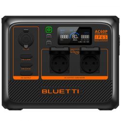 Bluetti AC60P station énergie portable 600W - 504-2116Wh - garantie 6 ans