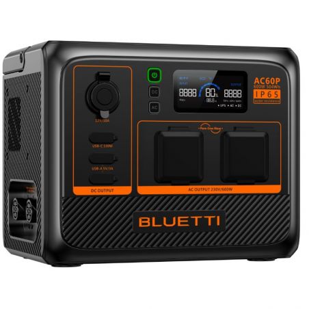 Bluetti AC60P station énergie portable 600W - 504-2116Wh - garantie 6 ans