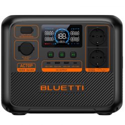 Bluetti AC70P station énergie portable 1000W - 864Wh - garantie 5 ans