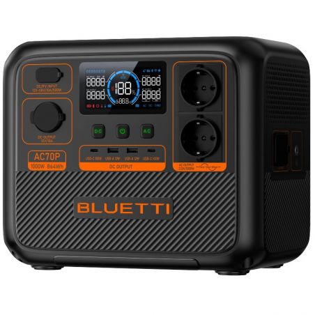 Bluetti AC70P station énergie portable 1000W - 864Wh - garantie 5 ans