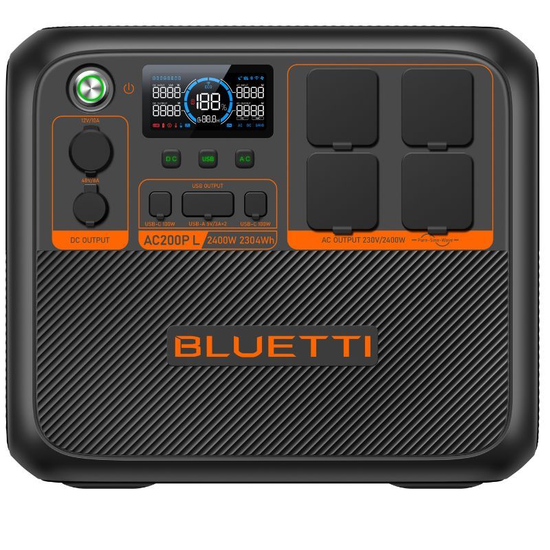 Bluetti AC200PL station énergie portable 2400W - 2304-8448Wh - garantie 5 ans