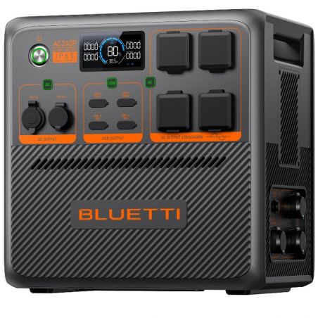 Bluetti AC240P station énergie portable 2400W - 1843-10443Wh - garantie 6 ans